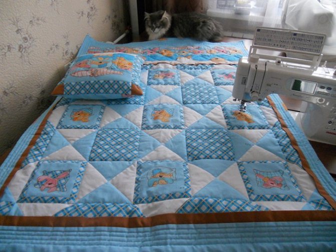 Как сшить одеяло для ребенка в стиле пэчворк своими руками: выбор декора, схемы для начинающих, пошаговая инструкция