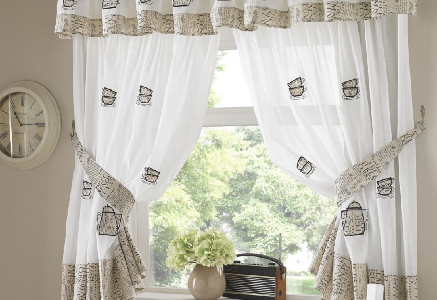 Тюль для кухни
