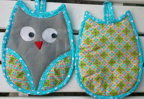 прихватки для кухни своими руками сшить простые 4