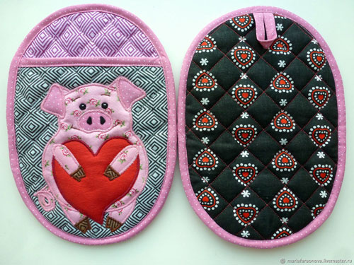 Как сшить прихватки для кухни своими руками 5