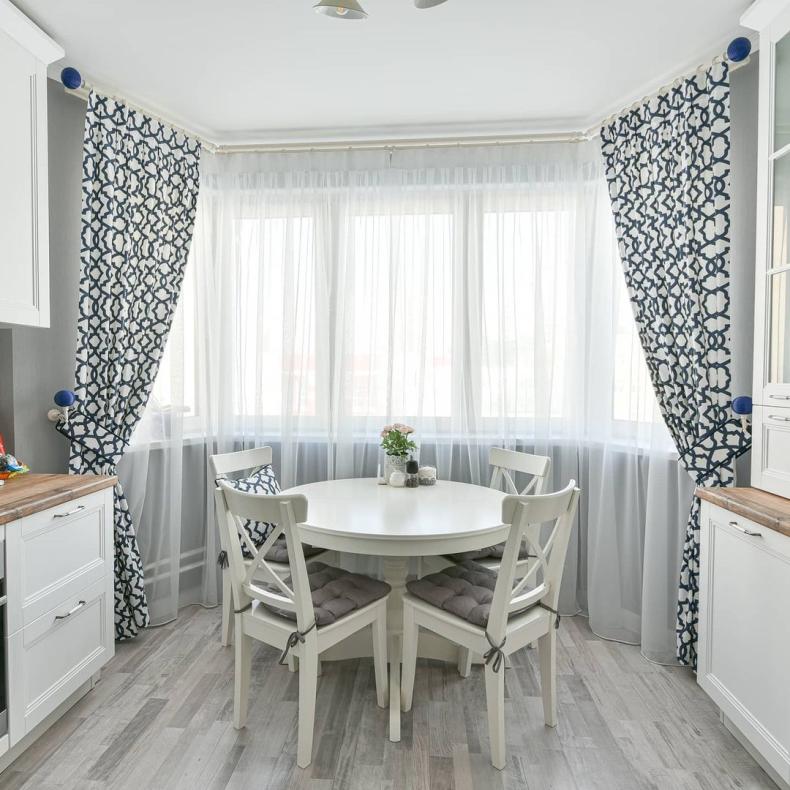 Шторы на кухню: фото идей, новинки, советы по оформлению