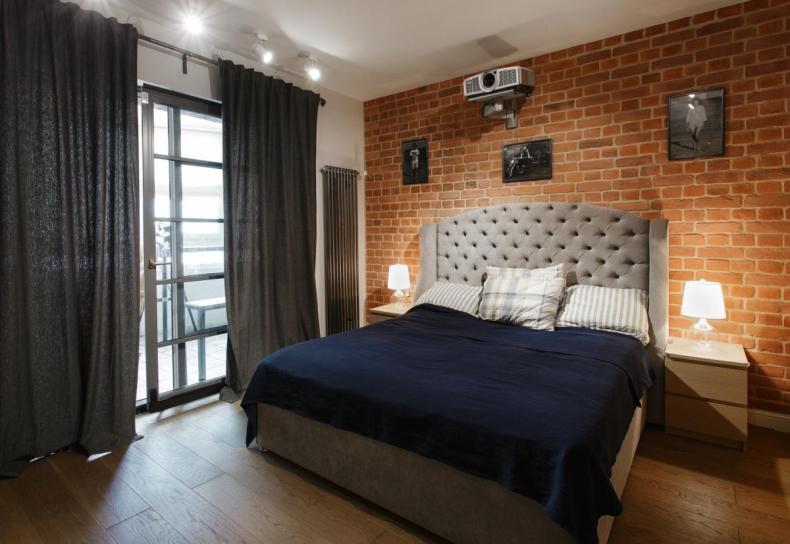 Шторы в лофт интерьере: правила выбора цвета