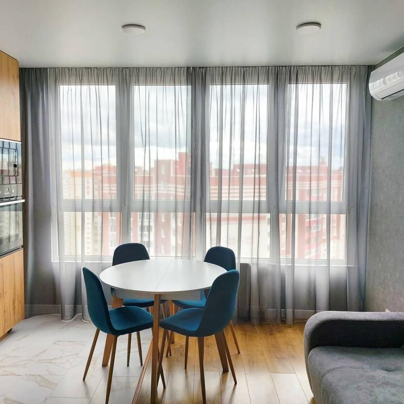 Серые шторы - фото красивого дизайна и удачного сочетания в интерьере