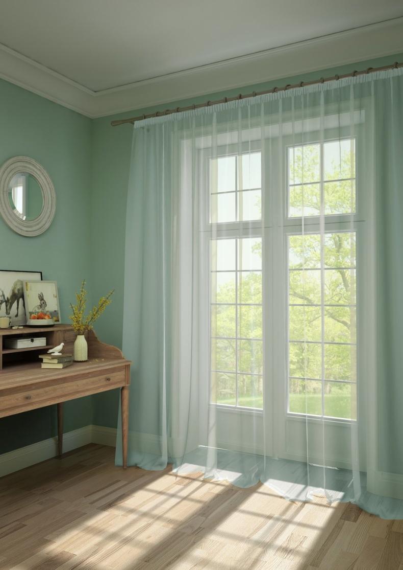 Тюль в гостиную: новинки красивого дизайна для зала