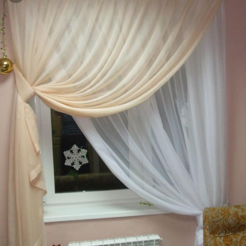 Тюль в гостиную: новинки красивого дизайна для зала