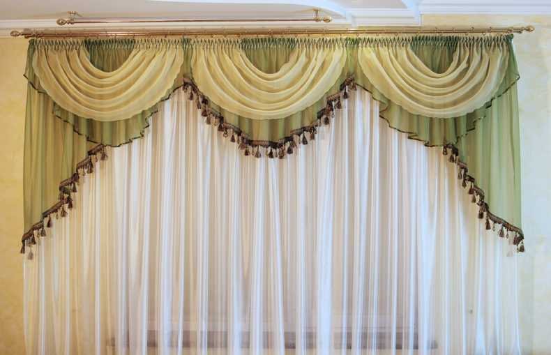 Как сшить шторы с ламбрекеном своими руками