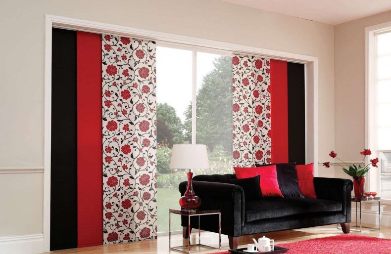 Шторы в гостиную в современном стиле: дизайн занавесок и портьер, легкие и стильные варианты