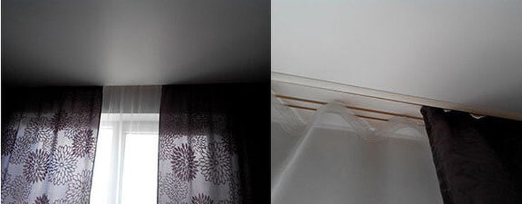 (+38 фото) Потолочные карнизы в интерьере для натяжных потолков фото