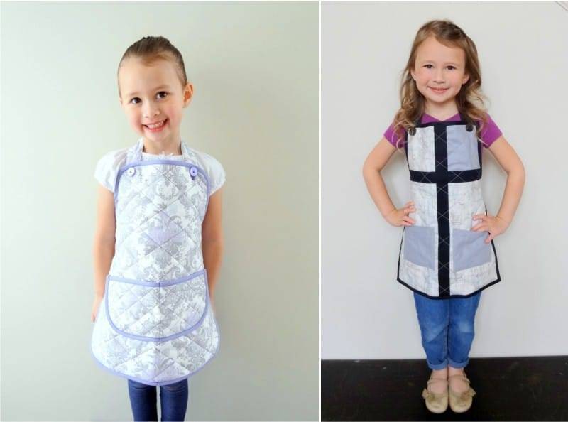 Выкройка красивого фартука для кухни для кухни своими руками
