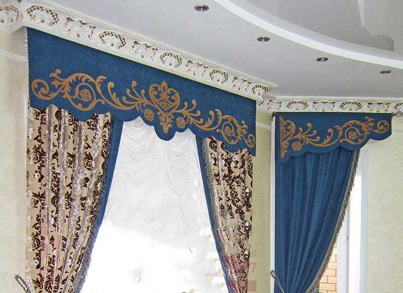 Ажурные ламбрекены своими руками