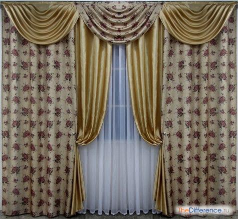 Гардины, карнизы, портьеры и шторы: в чем разница