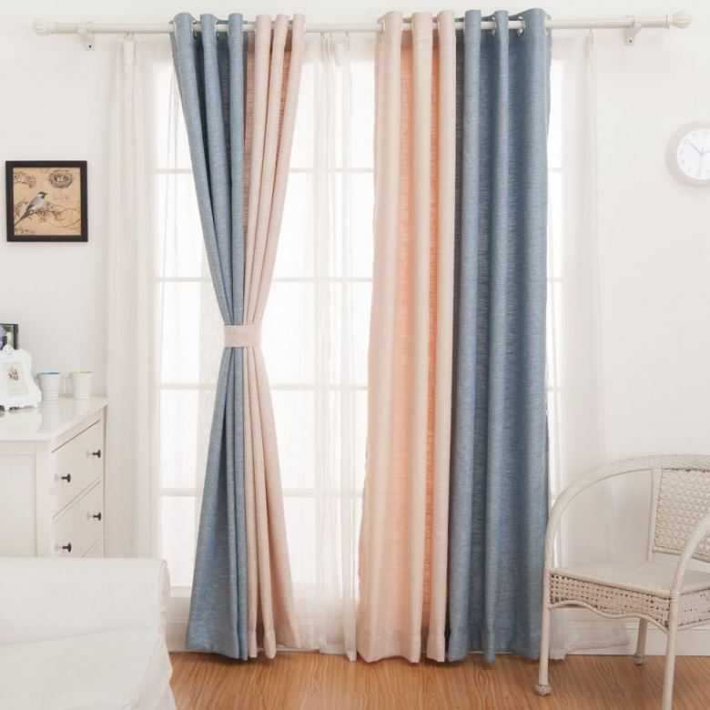 Тюль из двух половинок — варианты в интерьере