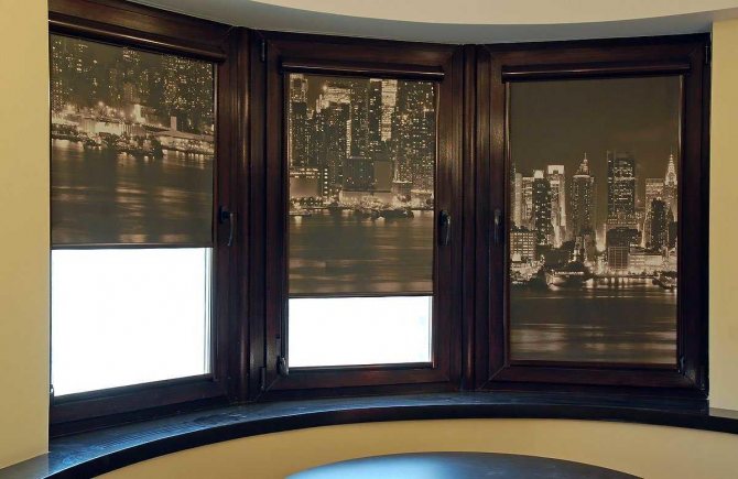 Гардины на скошенные окна своими руками