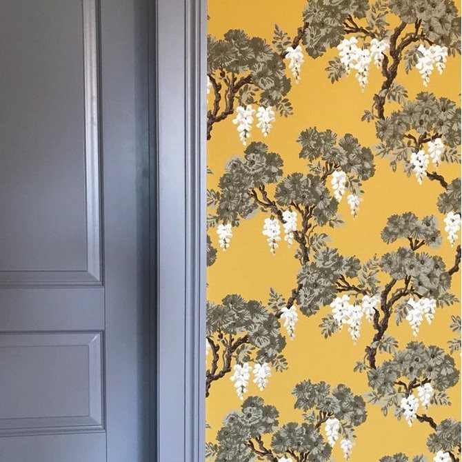 Шторы к желтым обоям какой цвет подойдет в спальню, гостиную