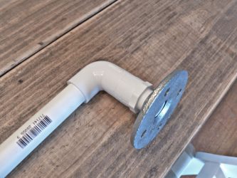 Карниз из полипропиленовой трубы