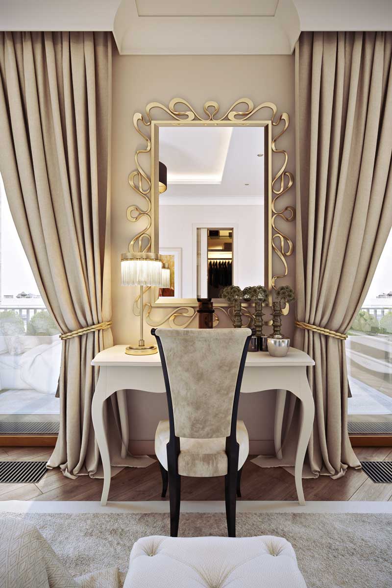 Монтаж карниза на потолок