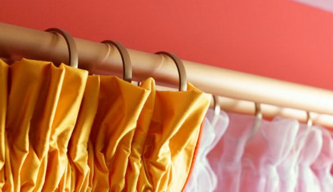 лента для штор с петлями