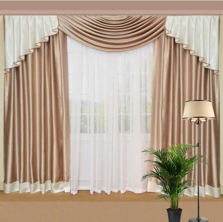 Молочные шторы - фото примеров использования в оформлении дизайна интерьера