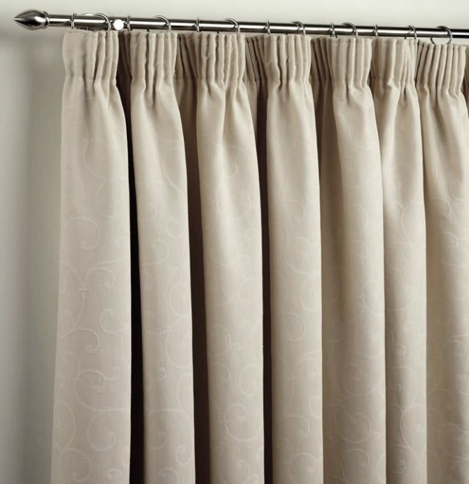 шторные ленты в интерьере