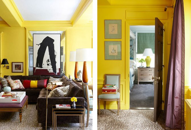 Шторы к желтым обоям: какие выбрать?