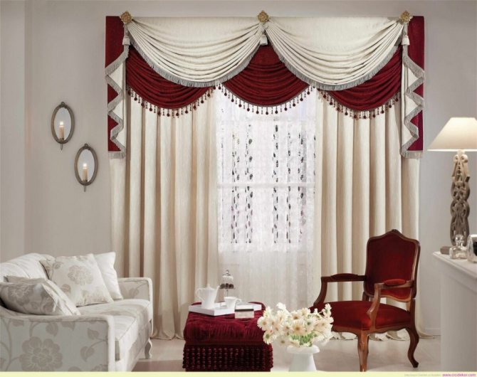 Шторы на люверсах в современном интерьере