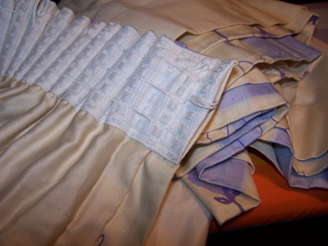 шторы со шторной лентой