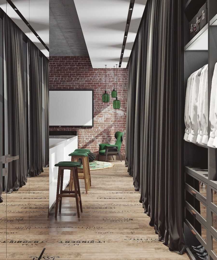 Шторы в стиле лофт - обзор вариантов, моделей и идей применения штор