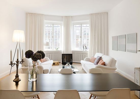 Белый карниз для штор