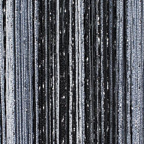 Черно-серые шторы в интерьере комнат - фото идеи