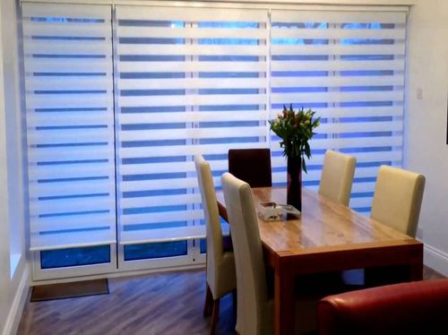 Шторы день ночь в столовой