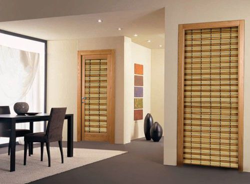 Римские шторы из бамбука