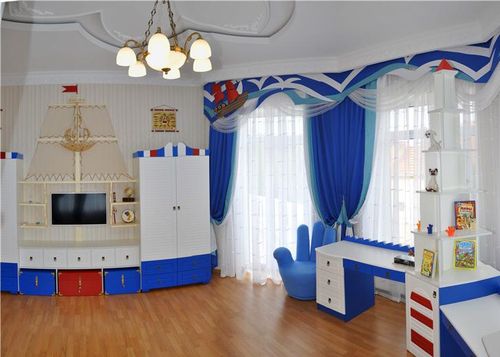 Шторы в детскую для мальчика