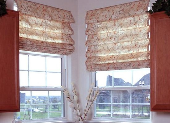 Как сшить римскую штору