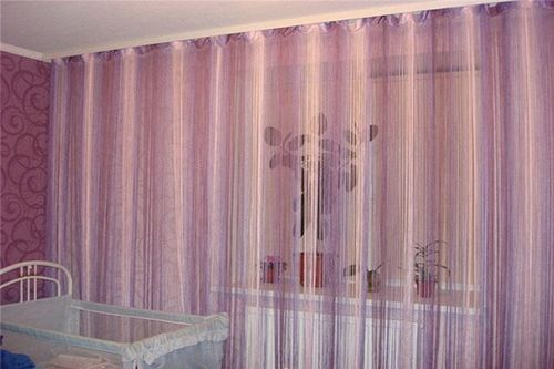 Шторы кисея на кухне