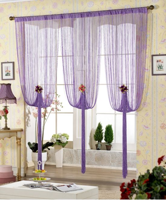 Нитяные шторы 