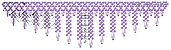 Шторы из бисера - фото схемы для дверей и мастер-класс своими руками
