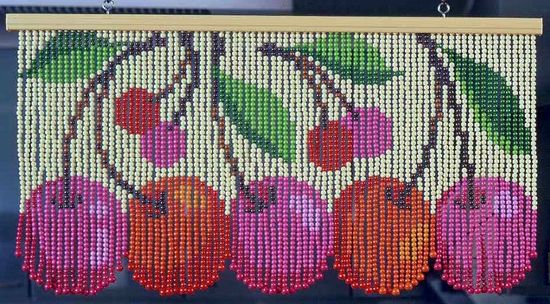 Шторы из бисера - фото схемы для дверей и мастер-класс своими руками