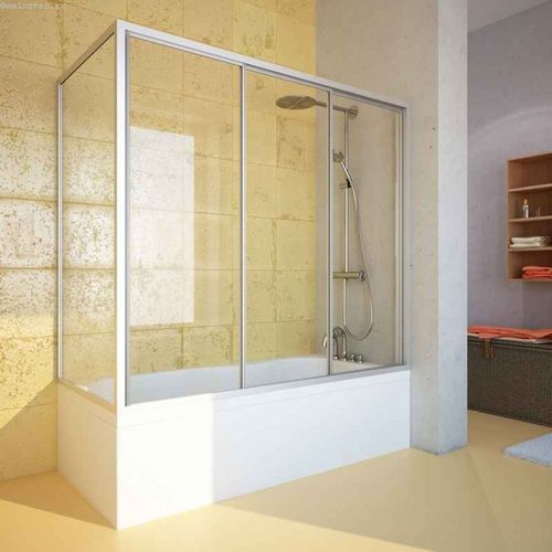 Раздвижные шторы для ванной