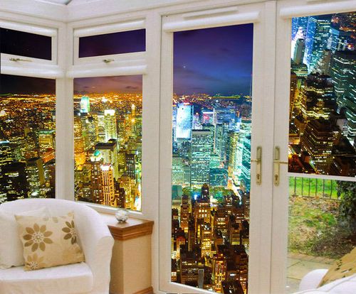 Рулонные шторы с фотопечатью на пластиковые окна - фото идеи