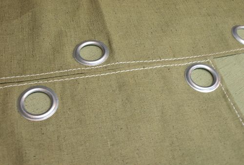 Шторы из брезента для беседки и гаража из огнеупорного полотна