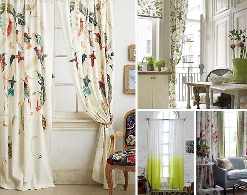 Ткани для штор из льна и хлопка для детской и кухни