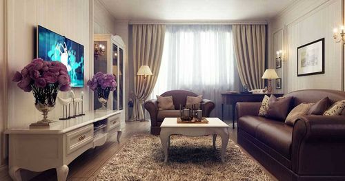 Шторы в бежевых тонах для зала, спальни и гостиной