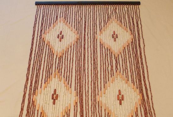 Декоративные шторы из дерева бамбука для дверного проема кухни