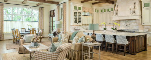 Шторы в деревенском стиле 