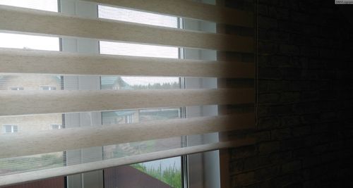 Рулонные шторы Канзас день-ночь с режимом жалюзи