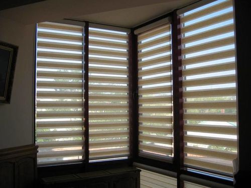 Рулонные шторы Канзас день-ночь с режимом жалюзи