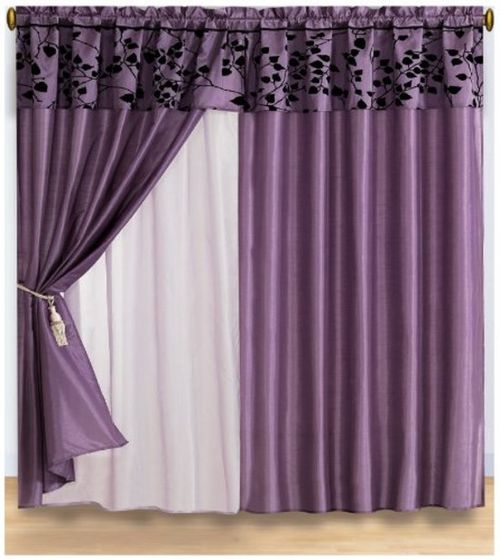 Сиреневые шторы