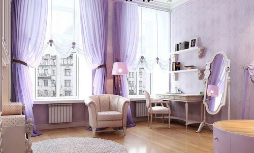 Легкое воздушное оформление окон 