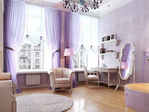 Сочетание цвета штор с мебелью, обоями и стенами