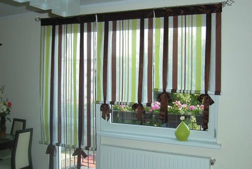 Римские полосатые шторы